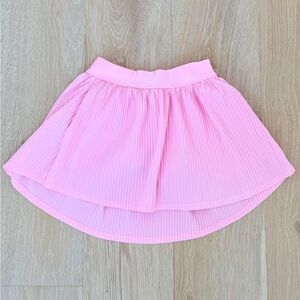 Pink Pleated Skirt